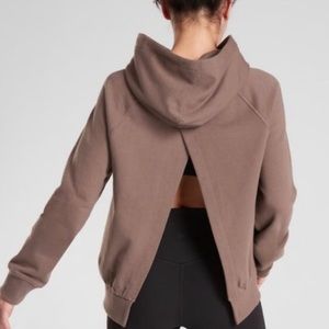 Athleta Moonrise Hoodie in Mineral Brown | Size Small